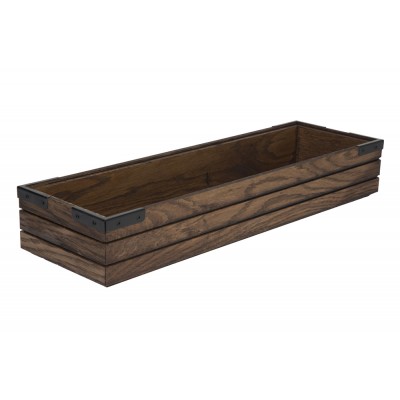 ΣΤΟΙΒΑΖΟΜΕΝΟ ΤΕΛΑΡΟ GN2/4 530x162,5x65mm ΜΕΤΑΛΛΙΚΕΣ ΓΩΝΙΕΣ