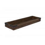 ΣΤΟΙΒΑΖΟΜΕΝΟ ΤΕΛΑΡΟ GN2/4 530x162,5x40mm ΜΕΤΑΛΛΙΚΕΣ ΓΩΝΙΕΣ