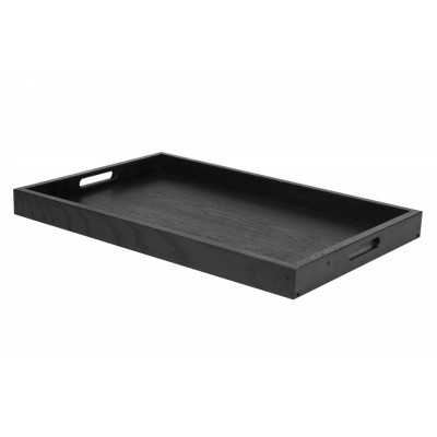 ΔΙΣΚΟΣ ΣΕΡΒΙΡΙΣΜΑΤΟΣ ΜΕ ΧΕΡΟΥΛΙΑ 600x400x50 BLACK LACQUER
