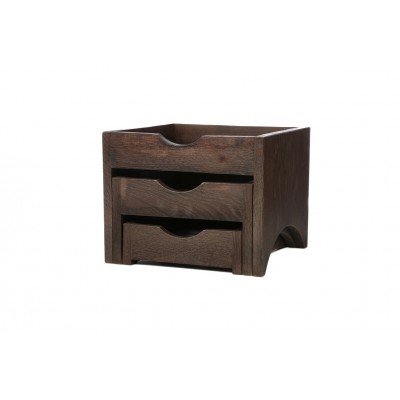 ΣΤΑΝΤ 3 ΔΙΣΚΩΝ ΜΙΝΙ 28X27,7X22CM HAVANA BLACK