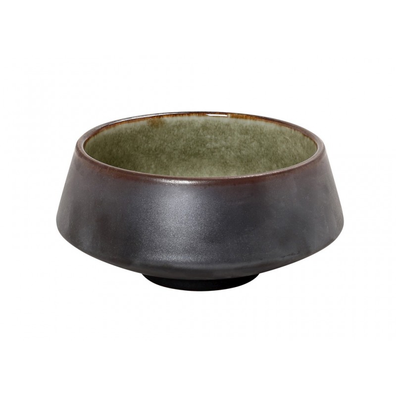 PEBBLE ΜΠΩΛ ΚΩΝΙΚΟ ΚΑΦΕ-ΠΡΑΣΙΝΟ 20,5X20,5X10ΕΚ