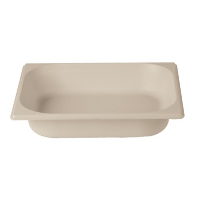 GN 1/2 65MM GASTRONORM BAMBOO NATURAL WHITE