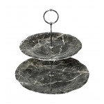 MARBLE ΠΙΑΤΕΛΑ 2 ΕΠΙΠΕΔΩΝ ΜΑΥΡΟ 27ΕΚ
