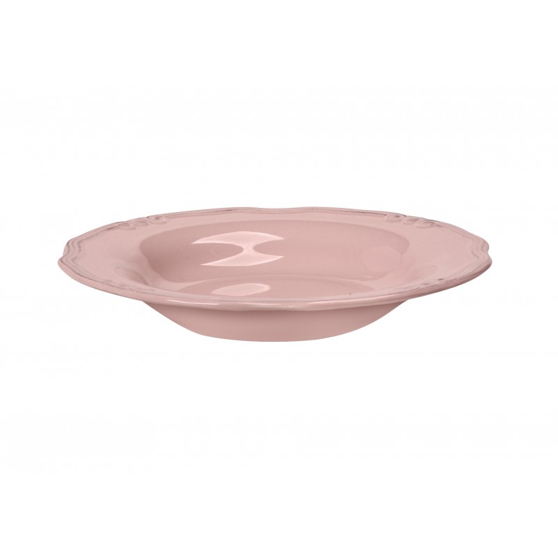 TIFFANY ΠΙΑΤΟ ΒΑΘΥ 24CM ΡΟΖ