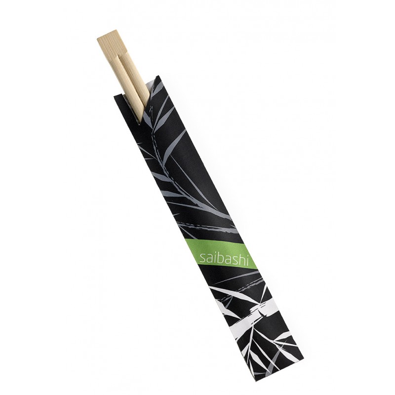 BAMBOO CHOPSTICKS 21cm. 100τεμ ΜΑΥΡΟ