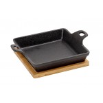 ΣΑΓΑΝΙ ΤΕΤΡΑΓΩΝΟ 15CM ΜΑΝΤΕΜΙ ΜΕ ΒΑΣΗ BAMBOO