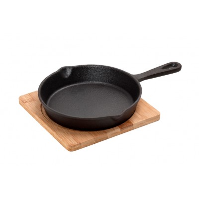 ΤΗΓΑΝΙ 16CM ΜΑΝΤΕΜΙ ΜΕ ΒΑΣΗ BAMBOO