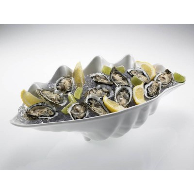 ΠΙΑΤΕΛΑ ΛΕΥΚΗ SHELL cm.55x28x17h