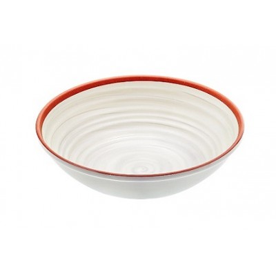 POSITANO ΠΙΑΤΟ ΒΑΘΥ ΛΕΥΚΟ/TERRACOTTA 18CM