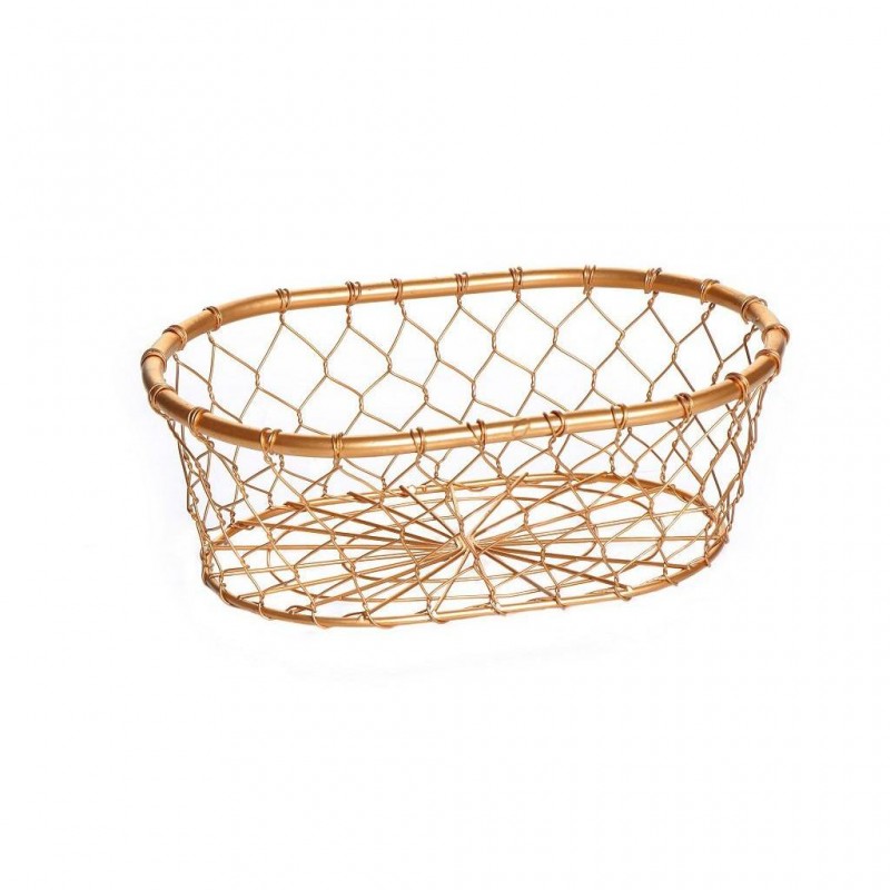 ΨΩΜΙΕΡΑ ΟΒΑΛ 25X17X9CM ΧΡΥΣΟ