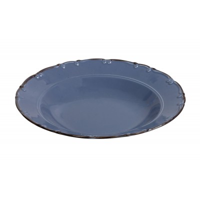LIANA ΠΙΑΤΟ ΒΑΘΥ 23CM ΓΑΛΑΖΙΟ ΜΕ ΚΑΦΕ RIM
