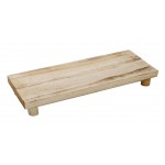 ΠΛΑΤΩ ΣΕΡΒΙΡ. ΠΑΡΑΛΛ. 48x18x5ΕΚ ΦΥΣΙΚΟ ΞΥΛΟ