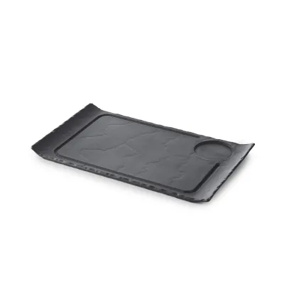 BASALT ΠΙΑΤΕΛΑ BURGER 33X20CM MATT SLATE 647784