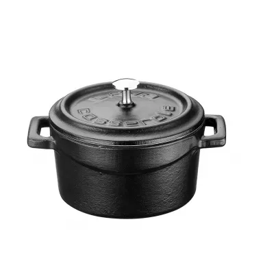 ΚΑΤΣΑΡΟΛΑ 10CM ΜΑΝΤΕΜΙ 0,35L H:7CM ΜΑΥΡΗ ΜΑΤ