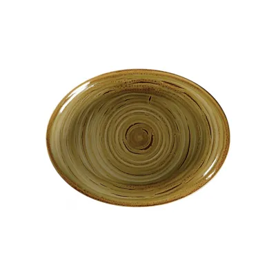 SPOT OVAL ΠΙΑΤΕΛΑ 36X27CM GARNET ΜΠΕΖ
