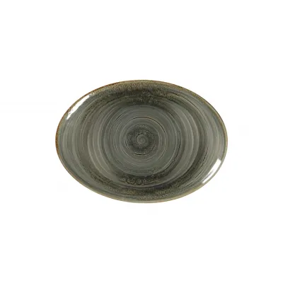 SPOT ΠΙΑΤΕΛΑ ΟΒΑΛ 32cm PERIDOT ΧΑΚΙ