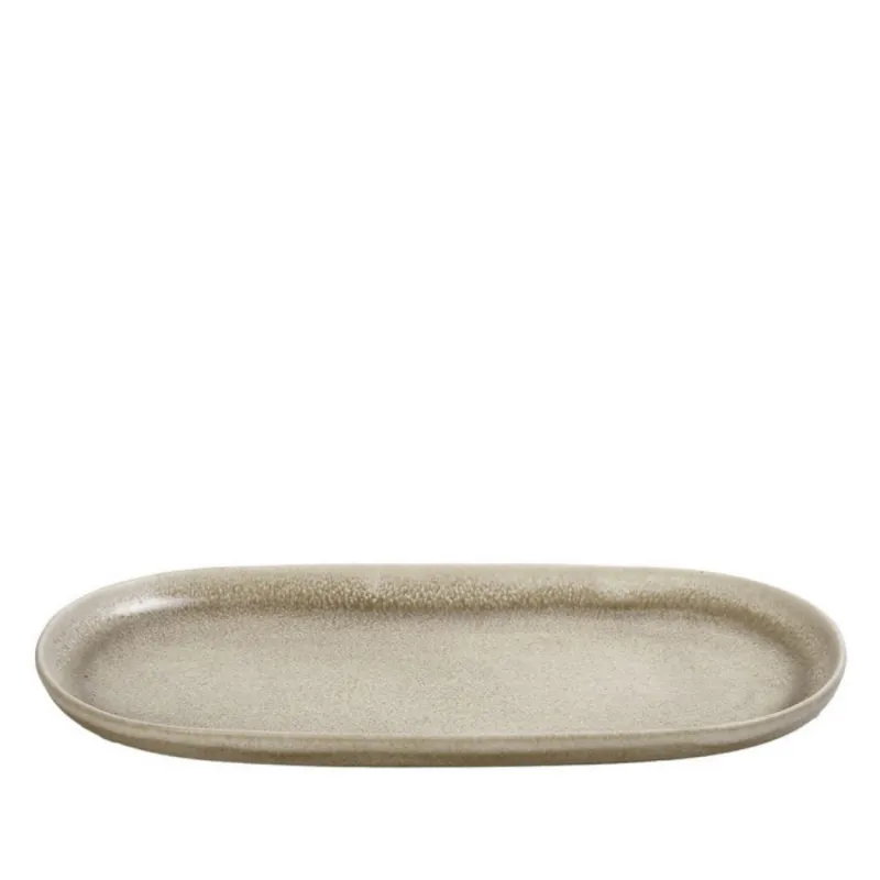 NOAH BEIGE ΠΙΑΤΕΛΑ ΟΒΑΛ 28,5x14cm